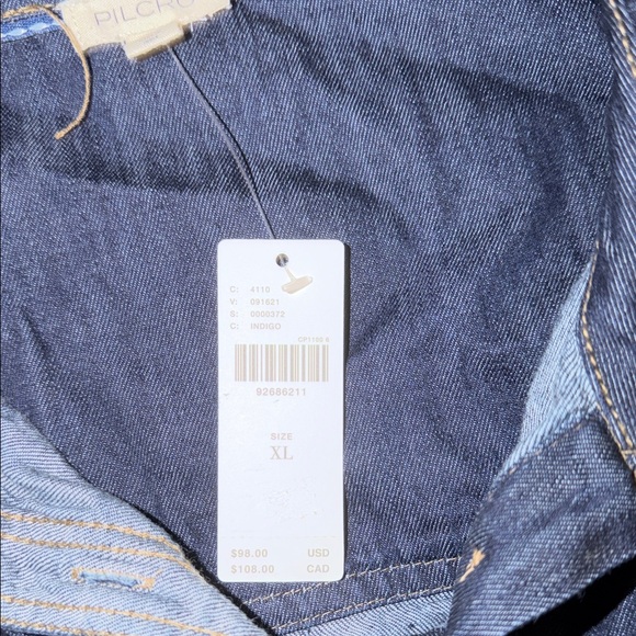 Pilcro Indigo Denim Shirt - Picture 3 of 4
